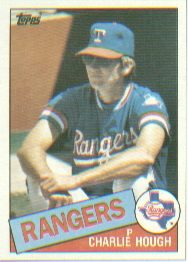 1985 Topps Baseball Cards      571     Charlie Hough